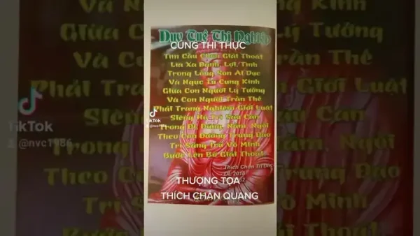 Tụng Bài Kinh Cúng Thí Thực Của Thầy Thích Chân Quang: Toàn Văn, Nghi Thức Và Ý Nghĩa