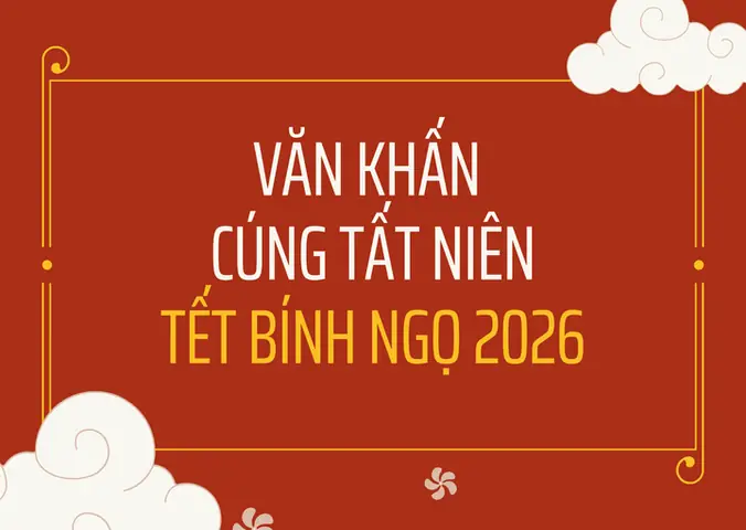 Bài Cáo Cúng Tất Niên: Văn Khấn Tết Nguyên Đán Đầy Đủ Cho Gia Đình