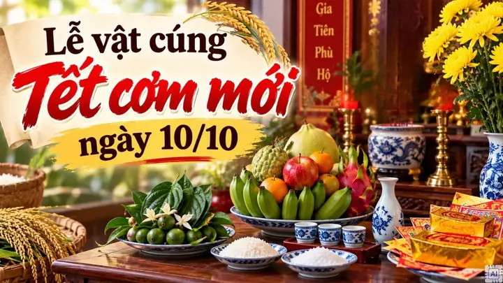 Bài Cúng Cơm Mới Mùng 10 Tháng 10 Âm Lịch: Văn Khấn Tết Cơm Mới Đầy Đủ