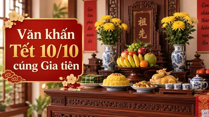 Bài Cúng Cơm Mới Mùng 10 Tháng 10 Âm Lịch: Văn Khấn Tết Cơm Mới Đầy Đủ