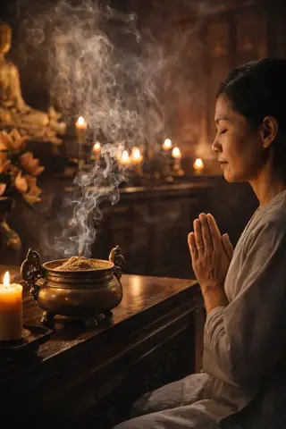 Hướng Dẫn Cúng Dường Khói Hương (sangchöd) Đúng Quy Trình: Toàn Văn Khấn, Chuẩn Bị, Tưởng Tượng & Lưu Ý Quan Trọng