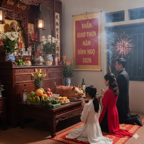 Bài Cúng Giao Thừa Tại Trường Học 2026: Văn Khấn Hoàn Chỉnh Và Cách Thực Hiện