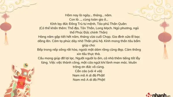 Bài Cúng Ông Táo 2027 Đuổi Bếp: Văn Khấn Đầy Đủ, Dễ Đọc Cho Gia Đình