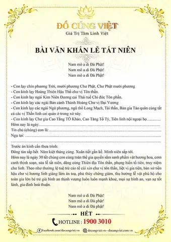 Hướng Dẫn Bài Cúng Tất Niên Năm Mậu Tuất: Văn Khấn Chuẩn, Mâm Cỗ Đầy Đủ Và Quy Trình Thực Hiện Chi Tiết Hướng Dẫn Bài Cúng Tất Niên Năm Mậu Tuất: Văn Khấn Chuẩn, Mâm Cỗ Đầy Đủ Và Quy Trình Thực Hiện Chi Tiết