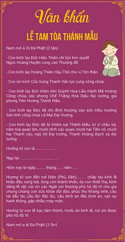 Bài Khấn Cúng Mẫu Ở Chùa, Đền, Miếu: Bản Đầy Đủ, Dễ Đọc