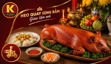 Heo Quay Miếng 1kg Cúng Thần Tài Khai Trương Da Giòn