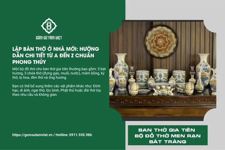 Bàn Thờ Cúng Nhập Trạch: Cách Lập, Bố Trí Và Chuẩn Bị Lễ Vật Bàn Thờ Cúng Nhập Trạch: Cách Lập, Bố Trí Và Chuẩn Bị Lễ Vật