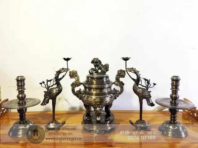 Hướng Dẫn Chọn Bộ Đỉnh Đồng Thờ Cúng Cao Cấp ZA55NS: Chất Liệu, Kích Thước, Ý Nghĩa Và Nơi Mua