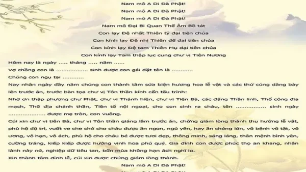 Cách Cúng Dặm Cho Trẻ Bắt Đầu Ăn Dặm: Lễ Vật, Nghi Thức Và Lời Khấn