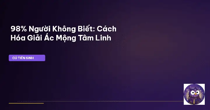 Cách Để Ngủ Không Mơ Thấy Ác Mộng Tâm Linh An Toàn Và Hiệu Quả Nhất