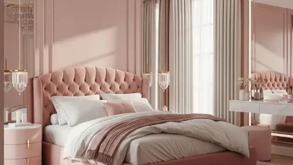 20+ Cách Decor Phòng Ngủ Ấm Cúng Với Tường Màu Hồng