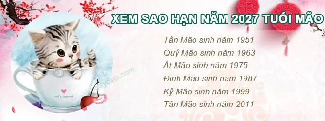 Tra Cứu Sao Chiếu Mệnh, Hạn Niên Năm 2027 (đinh Mùi) Theo Tuổi, Giới Tính & Hướng Dẫn Cúng Sao Chuẩn