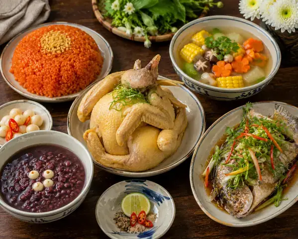 Cách Cúng Bà Tổ Cô: Chuẩn Bị 1 Con Gà Luộc 16 Lớn Và Mâm Cúng