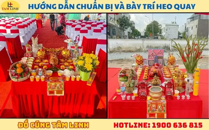 Heo Quay Cúng Động Thổ Nguyên Con
