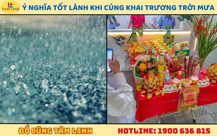 Cúng Mở Hàng Gặp Mưa Có Tốt Không? Giải Mã Điệm Báo Phong Thủy & Cách Xử Lý Viên Mãn Cúng Mở Hàng Gặp Mưa Có Tốt Không? Giải Mã Điệm Báo Phong Thủy & Cách Xử Lý Viên Mãn
