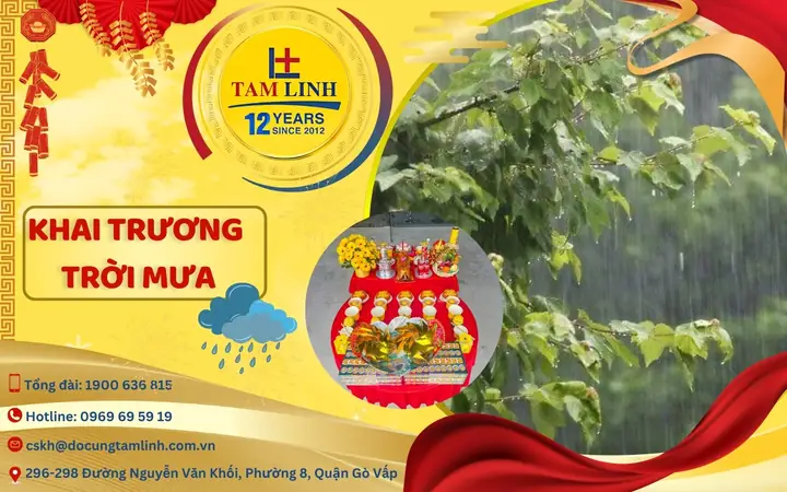 Cúng Mở Hàng Gặp Mưa Có Tốt Không? Giải Mã Điệm Báo Phong Thủy & Cách Xử Lý Viên Mãn Cúng Mở Hàng Gặp Mưa Có Tốt Không? Giải Mã Điệm Báo Phong Thủy & Cách Xử Lý Viên Mãn