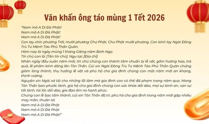 Hướng Dẫn Cúng Mùng 1 Tết Ngoài Trời Chuẩn Phong Tục: Thứ Tự, Văn Khấn, Mâm Cúng Và Giờ Tốt Năm 2025