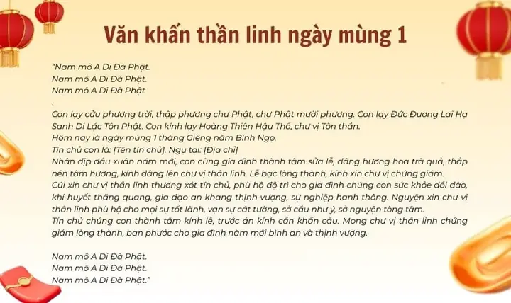 Hướng Dẫn Cúng Mùng 1 Tết Ngoài Trời Chuẩn Phong Tục: Thứ Tự, Văn Khấn, Mâm Cúng Và Giờ Tốt Năm 2025