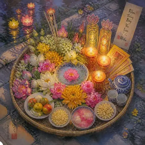 Mâm Cúng Rằm Tháng 7 Cho Chúng Sinh: Ý Nghĩa Cháo Bỏng Khoai, Danh Sách Lễ Vật Chuẩn & Quy Trình Bày Đúng Lễ Nghi Mâm Cúng Rằm Tháng 7 Cho Chúng Sinh: Ý Nghĩa Cháo Bỏng Khoai, Danh Sách Lễ Vật Chuẩn & Quy Trình Bày Đúng Lễ Nghi