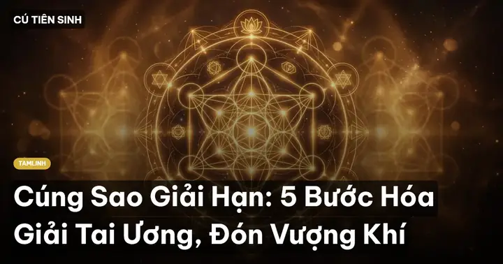 Hướng Dẫn Cúng Sao Giải Hạn Kinh Doanh Chuẩn Phong Tục: Lễ Vật, Văn Khấn, Ngày Giờ Và Quy Trình 4 Bước Chi Tiết Hướng Dẫn Cúng Sao Giải Hạn Kinh Doanh Chuẩn Phong Tục: Lễ Vật, Văn Khấn, Ngày Giờ Và Quy Trình 4 Bước Chi Tiết