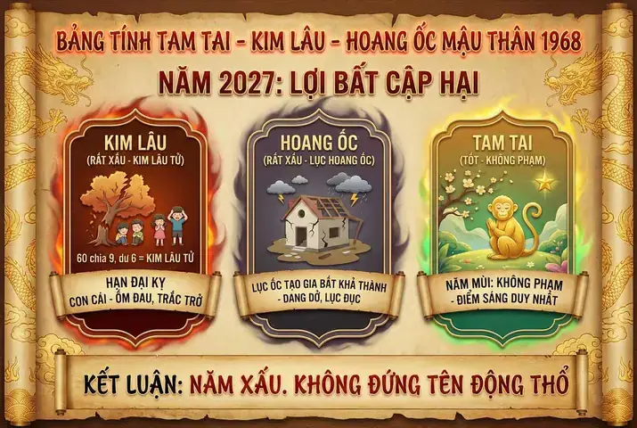 Hướng Dẫn Cúng Sao Giải Hạn Thổ Tú 2027 Chi Tiết: Lễ Vật, Ngày Giờ, Văn Khấn & Cách Hóa Giải Chuẩn Nhất Hướng Dẫn Cúng Sao Giải Hạn Thổ Tú 2027 Chi Tiết: Lễ Vật, Ngày Giờ, Văn Khấn & Cách Hóa Giải Chuẩn Nhất