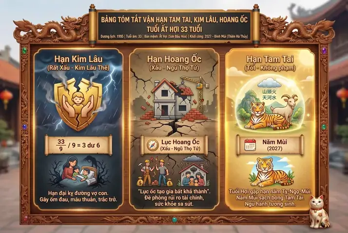 Hướng Dẫn Cúng Giải Hạn Tam Tai (chuyển Tai) 2027 Cho Nữ Tuổi Giáp Dần 1974: Lễ Vật, Văn Khấn, Ngày Giờ Chuẩn & Hóa Giải Kế Đô, Thái Bạch, La Hầu