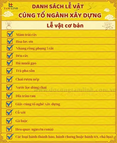Hướng Dẫn Cúng Tổ Nghề Thợ Nề Chuẩn Nhất: Ngày Giỗ, Mâm Cúng, Văn Khấn & Nghi Thức Chi Tiết