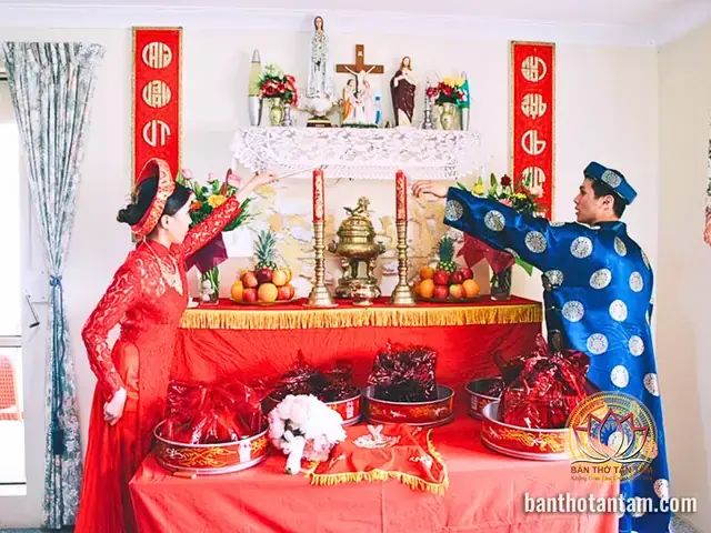 Hướng Dẫn Lễ Cúng Gia Tiên Ngày Cưới Đầy Đủ: Trình Tự, Mâm Lễ, Văn Khấn Chuẩn Nghi Lễ