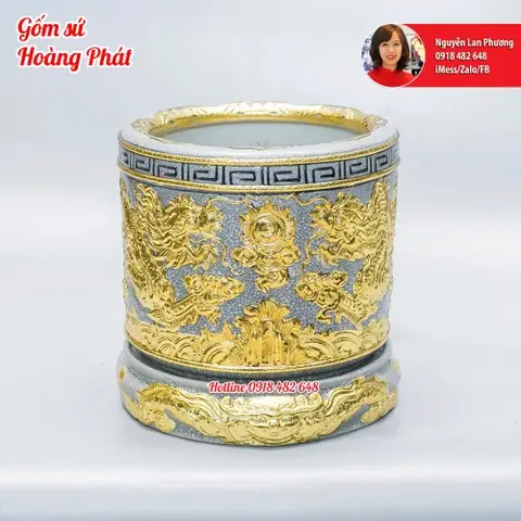 Bát Hương Gốm Sứ Tâm Linh Bốc Cháy Điềm Báo