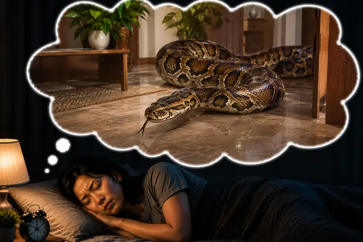Giải Mã Giấc Mơ Thấy Bóp Đầu Trăn: Điềm Báo, Ý Nghĩa Tâm Lý Và Con Số May Mắn
