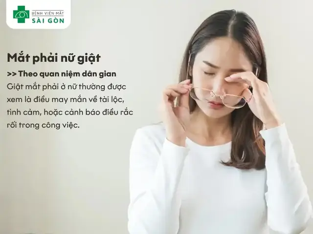 Mắt Phải Nữ Giật Là Điềm Báo Gì Theo Quan Niệm Dân Gian?