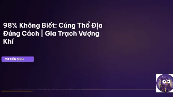 Hàng Tháng Có Nên Cúng Đất Đai Nhà Mình Không? Giải Đáp Phong Thủy Chuẩn Xác