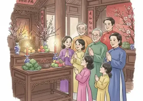 Hướng Dẫn Chi Tiết Hình Ảnh Mâm Cúng Tất Niên Và Đón Giao Thừa Chuẩn Phong Tục Truyền Thống