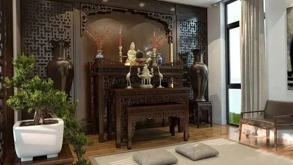 Hướng Dẫn Cách Bố Trí Bàn Thờ Cúng Ông Bà Đơn Giản, Đúng Chuẩn Trong Nhà
