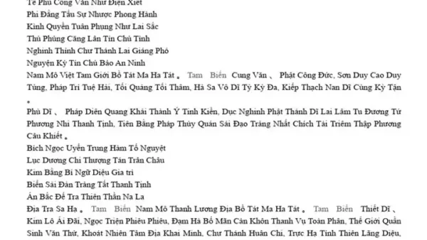 Tổng Hợp Bộ Khoa Cúng Phật Thánh Chuẩn Đạt Nghi Tức Trang Nghiêm Cho Đàn Tràng