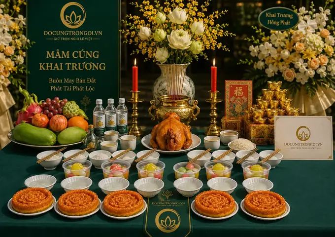 Lễ Vật Cúng Khai Trương 2027: Danh Sách Đầy Đủ Và Hướng Dẫn Thực Hiện Chi Tiết