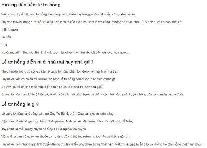 Lễ Vật Cúng Tơ Hồng Là Gì? Chi Tiết Danh Sách Chuẩn Bị Cho Lễ Ăn Hỏi Truyền Thống