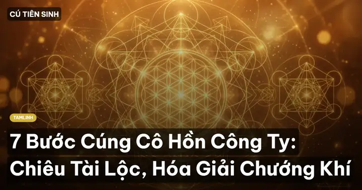 Hướng Dẫn Chuẩn Bị Mâm Cúng Cô Hồn Cho Công Ty Năm 2027: Lễ Vật, Trình Tự Và Lưu Ý