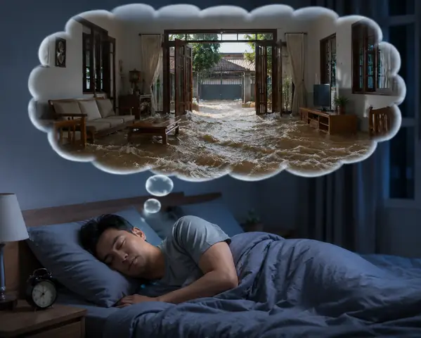 Bức Tranh Minh Họa Nước Biển Dâng Cao Tràn Vào Nhà