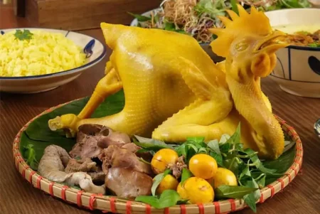 Gà Cúng Nguyên Con Chéo Cánh Luộc Sẵn Giao Tận Nơi Quận Tân Bình