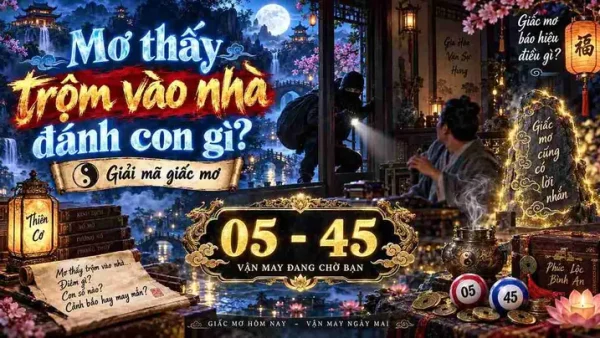 Nằm Mơ Thấy Ăn Trộm Vào Nhà Là Điềm Gì? Giải Mã Ý Nghĩa Và Đánh Con Gì Trúng Lớn
