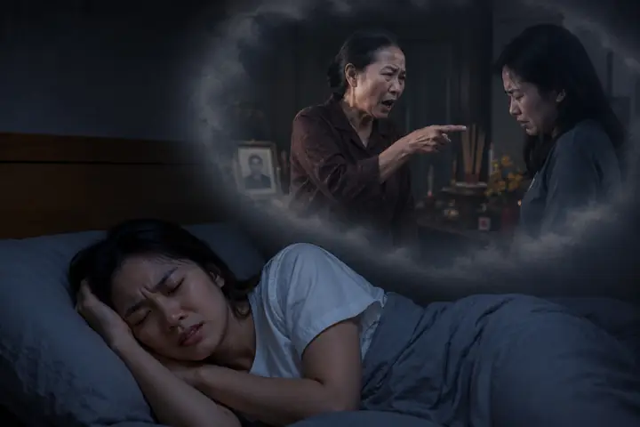 Hình Ảnh Người Thân Quá Cố Trách Móc Phản Ánh Sự Hối Tiếc Trong Lòng