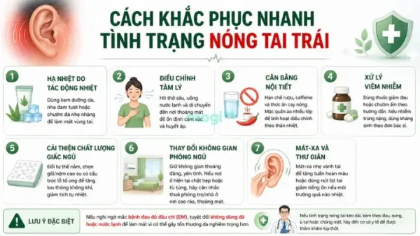 Nóng Tai Trái Là Điềm Báo Gì? Giải Mã Ý Nghĩa Tâm Linh Và Nguyên Nhân Khoa Học
