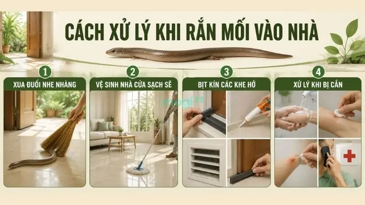 Cách Làm Sạch Và Xử Lý Không Gian Nhà Cửa Sau Khi Rắn Mối Rời Đi Cách Làm Sạch Và Xử Lý Không Gian Nhà Cửa Sau Khi Rắn Mối Rời Đi