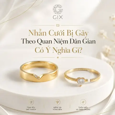 Tại Sao Các Loại Trang Sức Cưới Như Kiềng, Nhẫn Cưới Lại Dễ Bị Gãy?